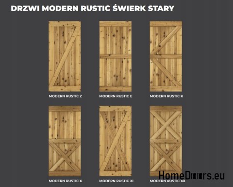 DRZWI PRZESUWNE MODERN RUSTIC XI ŚWIERK STARY 80 DRZWI PRZESUWNE MODERN RUSTIC XI ŚWIERK STARY 80