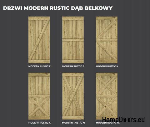 DRZWI PRZESUWNE MODERN RUSTIC Z DĄB BELKOWY 90 DRZWI PRZESUWNE MODERN RUSTIC Z DĄB BELKOWY 90