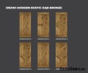 DRZWI PRZESUWNE MODERN RUSTIC Z DĄB BRONZE 90