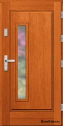 Porte extérieure en bois chêne 82 mm PELA
