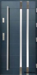 Porte extérieure en bois pin 74 mm BAHAR