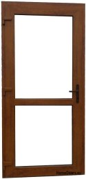 PORTES EXTÉRIEURES DE MAGASIN DE BALCON EN PVC SUR MESURE