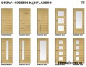 DRZWI WEWNĘTRZNE MODERN 05H DĄB FLADER 70