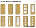 DRZWI WEWNĘTRZNE MODERN 01H DĄB CRACK 60