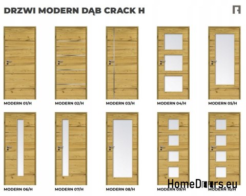 DRZWI WEWNĘTRZNE MODERN 01H DĄB CRACK 60 DRZWI WEWNĘTRZNE MODERN 01H DĄB CRACK 60
