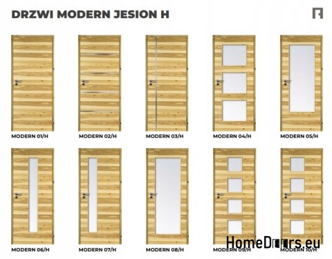 DRZWI WEWNĘTRZNE MODERN 01H JESION SĘKATY 60
