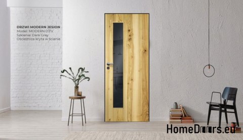DRZWI WEWNĘTRZNE MODERN 07V DĄB CRACK 90 DRZWI WEWNĘTRZNE MODERN 07V DĄB CRACK 90