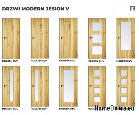 DRZWI WEWNĘTRZNE MODERN 09V JESION SĘKATY 80 DRZWI WEWNĘTRZNE MODERN 09V JESION SĘKATY 80