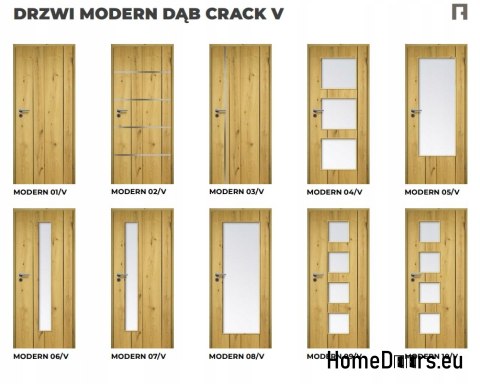 DRZWI WEWNĘTRZNE MODERN 03V DĄB CRACK 70 DRZWI WEWNĘTRZNE MODERN 03V DĄB CRACK 70