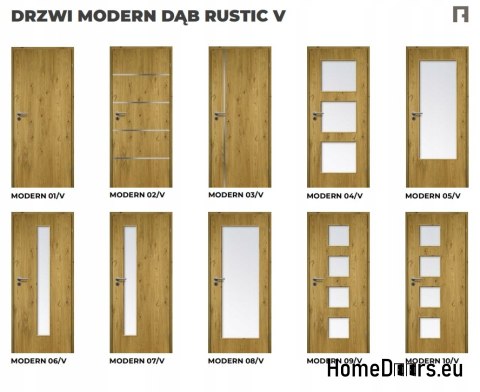 DRZWI WEWNĘTRZNE MODERN 01V DĄB RUSTIC 70 DRZWI WEWNĘTRZNE MODERN 01V DĄB RUSTIC 70