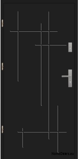 PORTE EXTÉRIEURE EN MOUSSE CHAUDE T58 72 mm 80