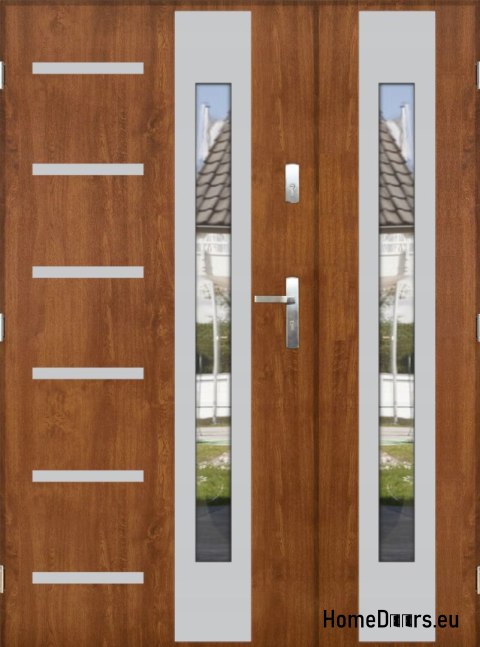 Porte à deux vantaux avec miroir épaisseur 72 mm 140 L Porte à deux vantaux avec miroir épaisseur 72 mm 140 L