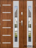 Porte à deux vantaux avec miroir épaisseur 72 mm 160 L
