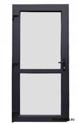 Portes extérieures en PVC 90/210 anthracite
