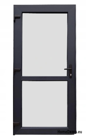 Portes extérieures en PVC 90/210 anthracite Portes extérieures en PVC 90/210 anthracite