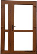 PORTES EXTÉRIEURES EN PVC SUR MESURE