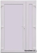 PORTES EXTÉRIEURES EN PVC SUR MESURE