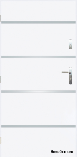 Porte extérieure pleine A-1 INOX 70/80/90/100