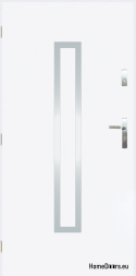 Portes extérieures pleines A-10 INOX 70/80/90/100