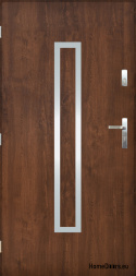 Portes extérieures pleines A-10 INOX 70/80/90/100