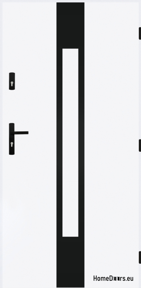 Porte extérieure pleine A-11 NOIR 70/80/90/100 Porte extérieure pleine A-11 NOIR 70/80/90/100