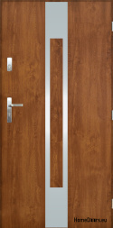 Porte extérieure pleine A-11 INOX 70/80/90/100