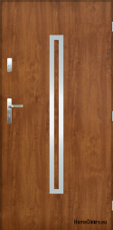 Porte extérieure pleine A-12 INOX 70/80/90/100