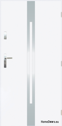 Porte extérieure pleine A-13 INOX 70/80/90/100