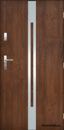 Porte extérieure pleine A-13 INOX 70/80/90/100
