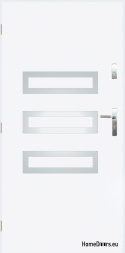 Porte extérieure pleine A-4 INOX 70/80/90/100