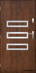 Porte extérieure pleine A-4 INOX 70/80/90/100