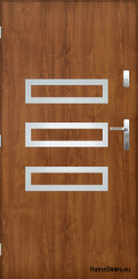 Porte extérieure pleine A-4 INOX 70/80/90/100