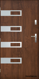 Porte extérieure pleine A-5 INOX 70/80/90/100