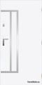 Portes extérieures pleines A-8 INOX 70/80/90/100