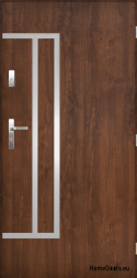 Portes extérieures pleines A-8 INOX 70/80/90/100