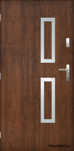 Portes extérieures pleines A-9 INOX 70/80/90/100