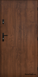 Portes extérieures pleines NOIR MAT 70/80/90/100