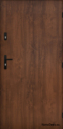 Portes extérieures pleines NOIR MAT 70/80/90/100