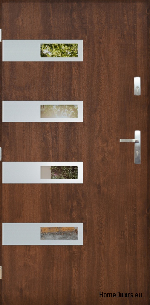 Porte extérieure avec rétroviseur W-5 INOX 70/80/90/100 Porte extérieure avec rétroviseur W-5 INOX 70/80/90/100