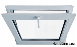 FENÊTRE BASCULANTE EN PVC 800x700 BLANC, PRÊT À STOCKER