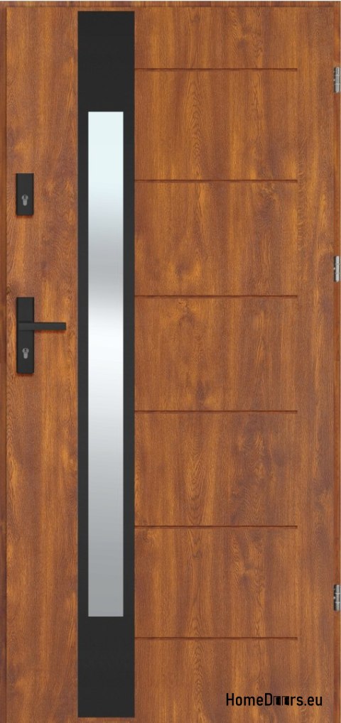 LAUSANNE NERO porte d’extérieur avec miroir, THICK warm 72mm, PRÊT À L’EMPLOI, 90 P LAUSANNE NERO porte d’extérieur avec miroir, THICK warm 72mm, PRÊT À L’EMPLOI, 90 P