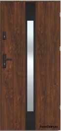YUKON NERO THICK portes extérieures en acier chaud 1,2Wm2k 70mm, OFF STOCK 90 P