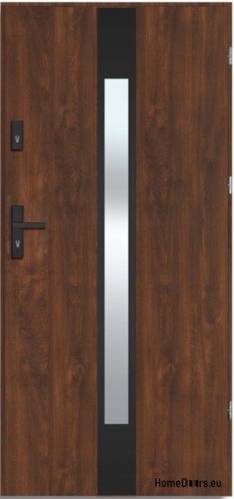 YUKON NERO THICK portes extérieures en acier chaud 1,2Wm2k 70mm, OFF STOCK 90 P