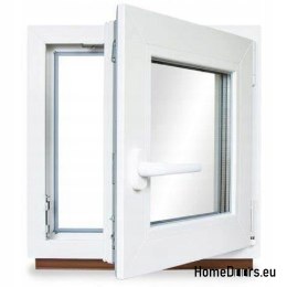 FENÊTRE PVC RU RIGHT 800x1000 / 80x100 BLANC, PRÊT À STOCK