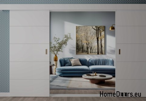 Portes intérieures à panneaux Nel 80 Couleurs Premium