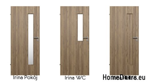 Portes intérieures à panneaux Irina WC 60 laquées Portes intérieures à panneaux Irina WC 60 laquées