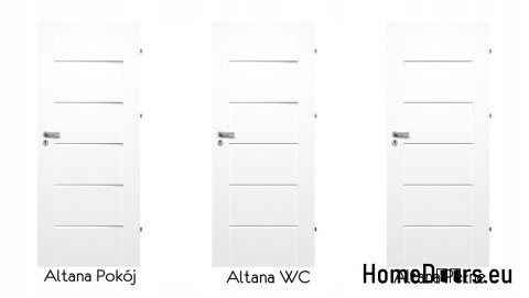 Drzwi Wewnętrzne Ramowe Altana WC 80 FRESH Kolory Drzwi Wewnętrzne Ramowe Altana WC 80 FRESH Kolory