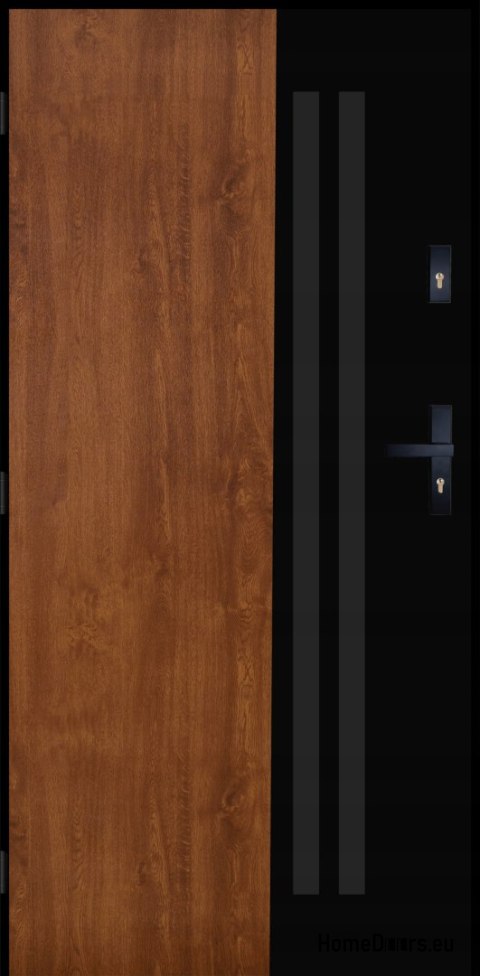 Porte Extérieure PANTOR ALPINE-PASIVE 02 Gauche 90 Chêne Doré Epaisseur72mm Chaud Porte Extérieure PANTOR ALPINE-PASIVE 02 Gauche 90 Chêne Doré Epaisseur72mm Chaud