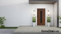 Porte Extérieure PANTOR LEO 01 80 Droite Anthracite ÉPAIS 72 mm CHAUD