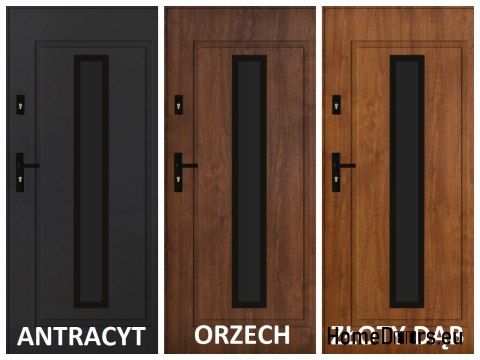 Porte Extérieure PANTOR LEO 01 90 Droite Anthracite ÉPAIS 72 mm CHAUD Porte Extérieure PANTOR LEO 01 90 Droite Anthracite ÉPAIS 72 mm CHAUD